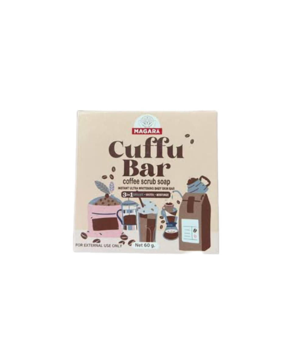 Magara Cuffu Bar Coffee Scrub Soap