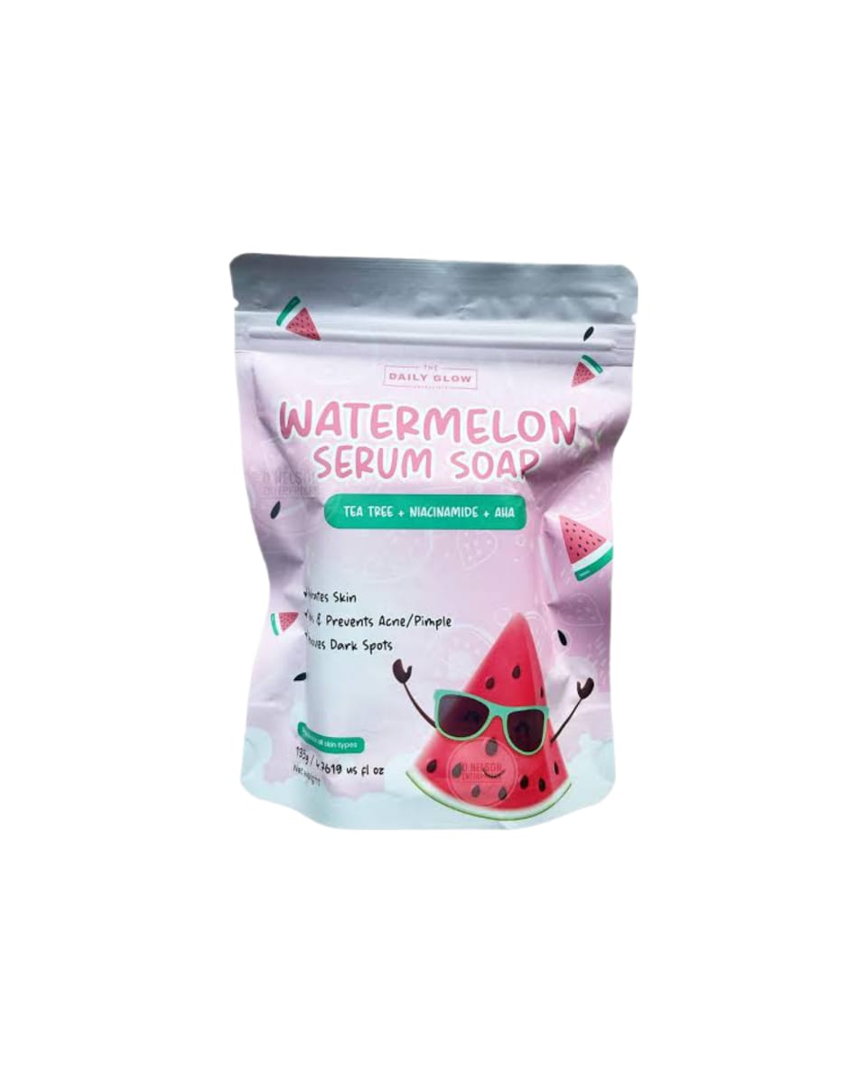 The Daily Glow Watermelon Serum Soap Tea Tree + Niacinamide + AHA