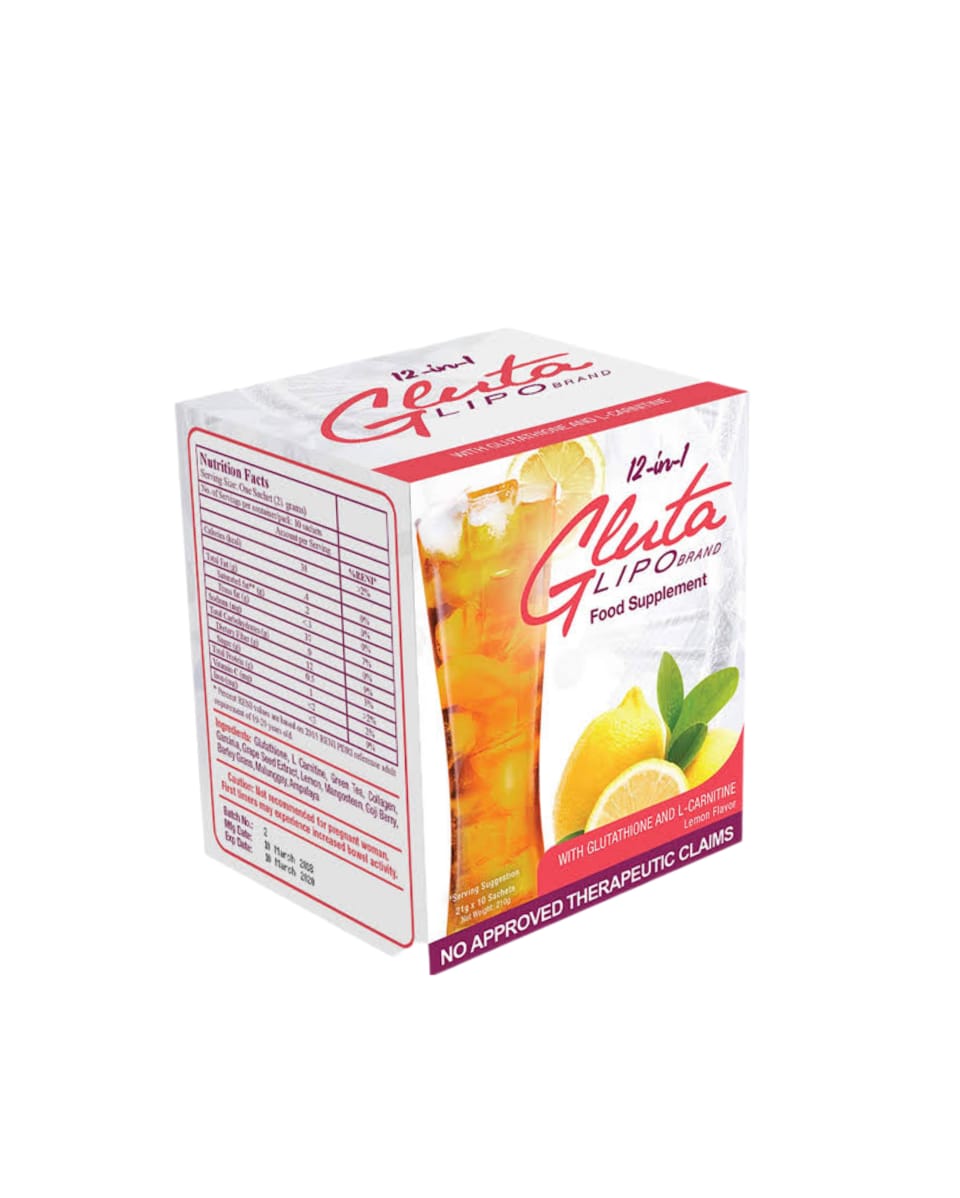 Gluta Lipo Brand Food Supplement With Glutathione and Carnitine