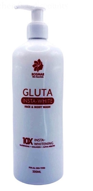 Rosmar Gluta Insta-white Face & Body Wash