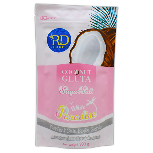 R&D Care Coconut Gluta Sugar Salt White Paradise