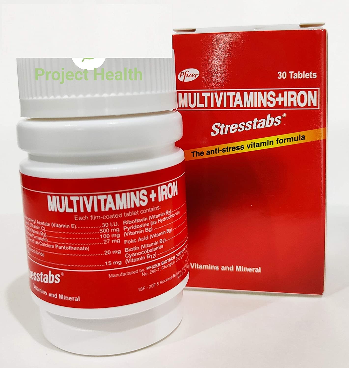 Stresstabs Multivitamins+Iron