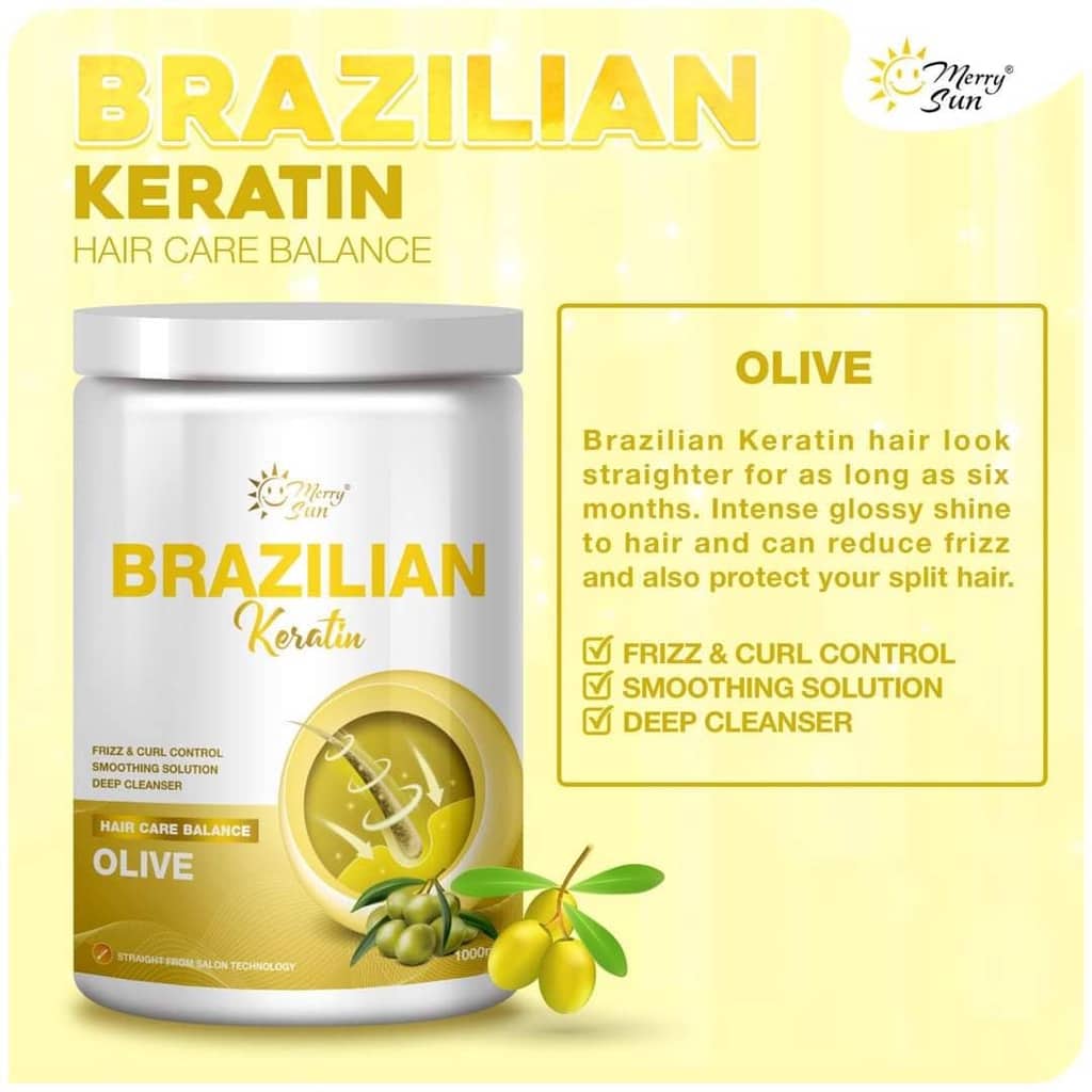 Merry sun brazilian keralin olive 1000ml