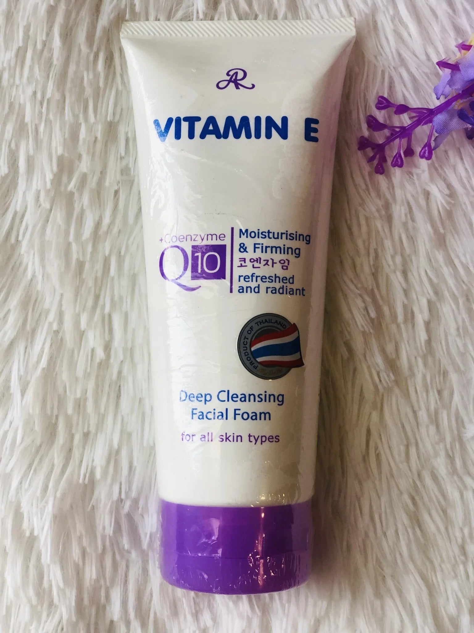 AR Vitamin E Coenzyme Q10 Moisturising & Firming Deep Cleansing Facial Foam 