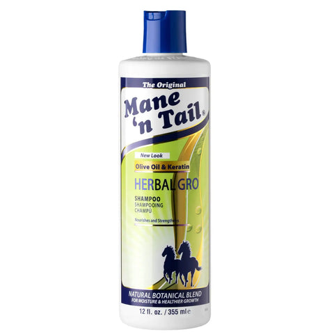 Mane'N Tail Olive Oil & Keratin Herbal Gro Shampoo 355ml