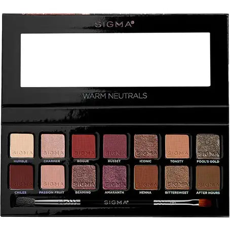 Sigma Beauty Warm Neutrals Eyeshadow Palette