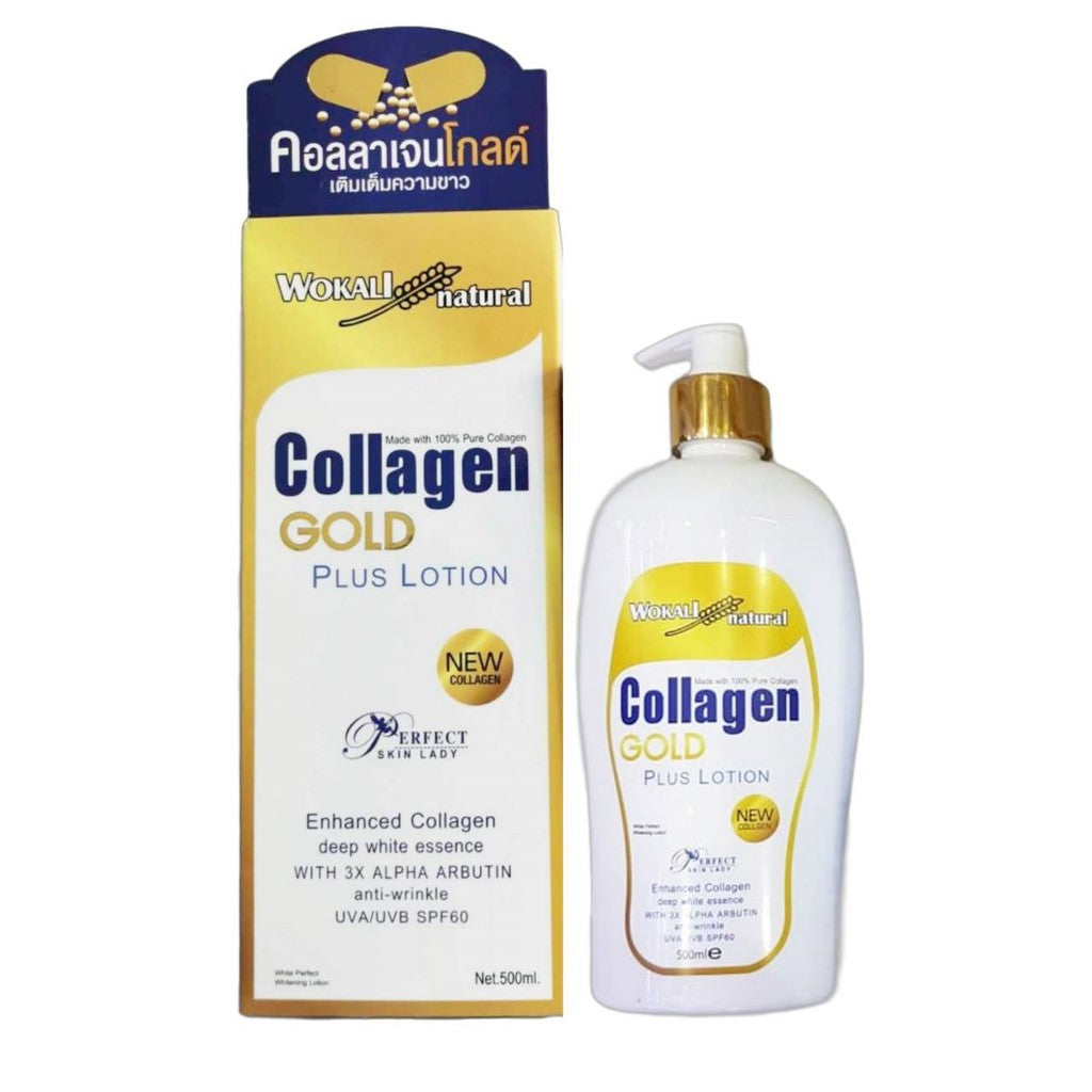 Perfect Skin Lady Wokali Natural Collagen Gold Plus Lotion 500ml