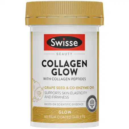 Swisse Collagen Glow + Grape Seed 60 Tablets