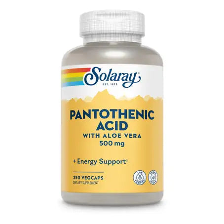 Solaray Pantothenic Acid 500 mg 250 Capsules