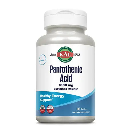 Kal Pantothenic Acid 1000 mg 100 Tablets