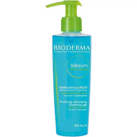 Bioderma Sebium Gel Moussant Foaming Cleanser For Oily Skin 200 ml