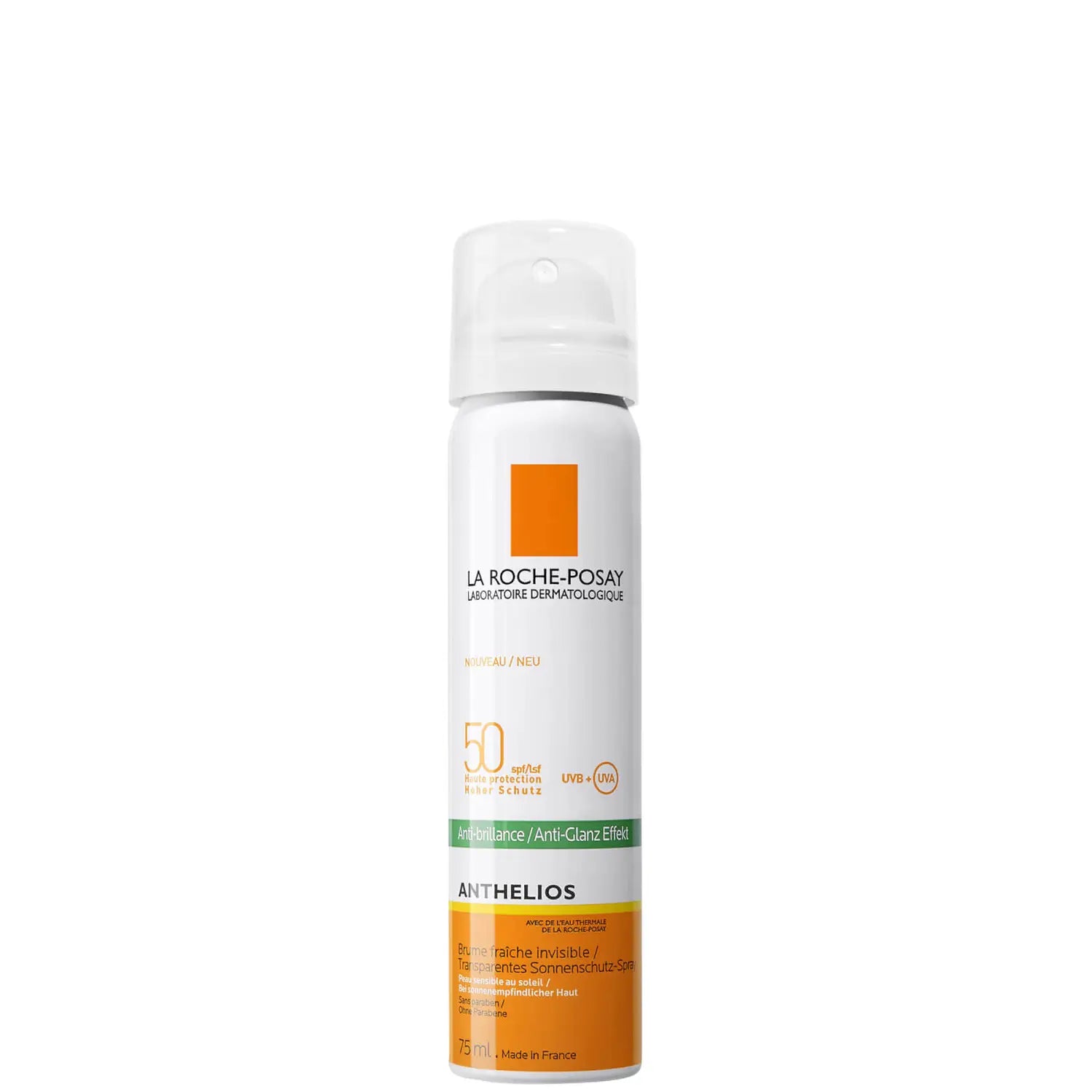 La Roche-Posay Anthelios Invisible Sunscreen Face Spray SPF 50 For All Skin Types 75ml