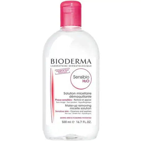 Bioderma Sensibio H2O Micellar Cleanser Solution For Sensitive Skin 500 ml