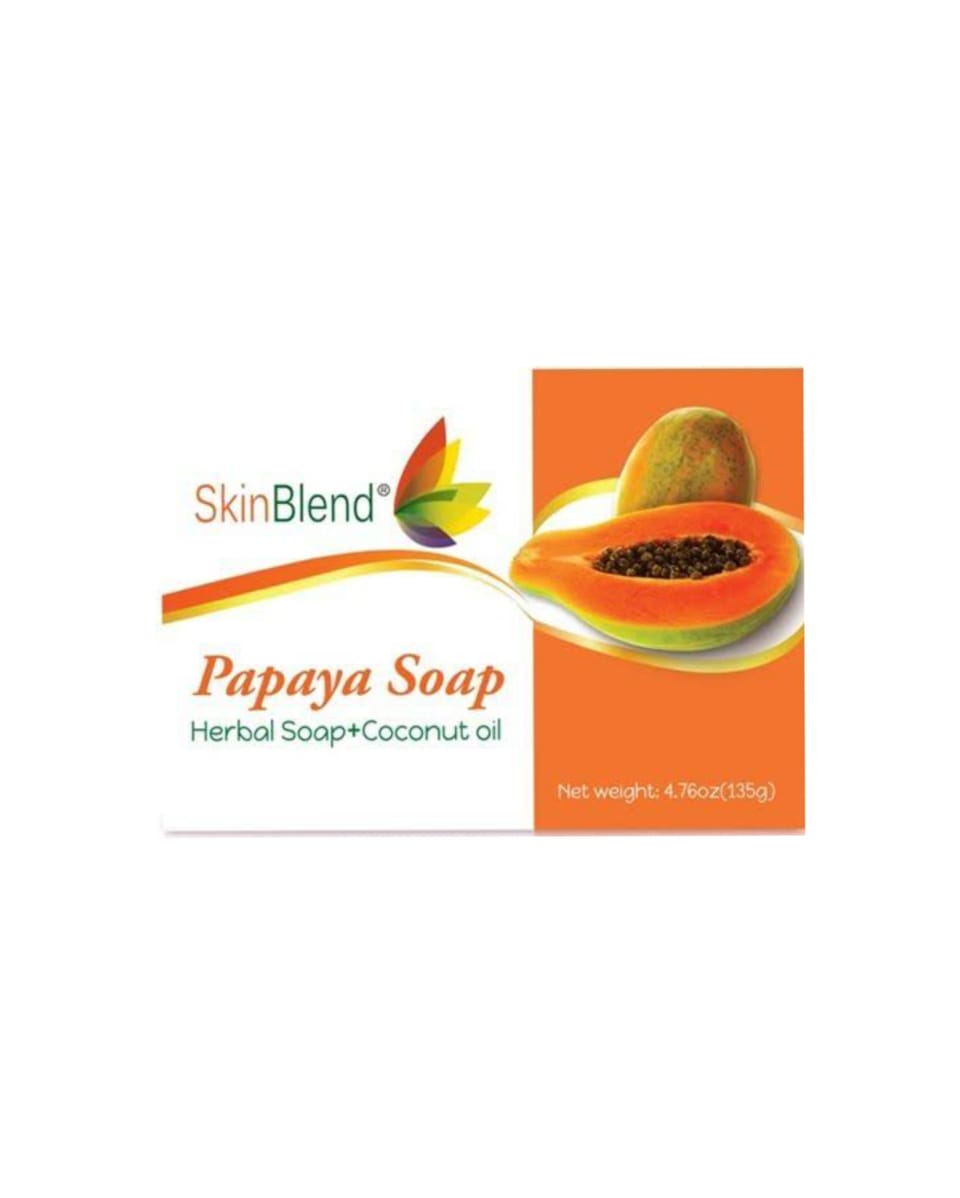 Skin Blend Papaya Soap Herbal Soap + Coconut Oil 135g