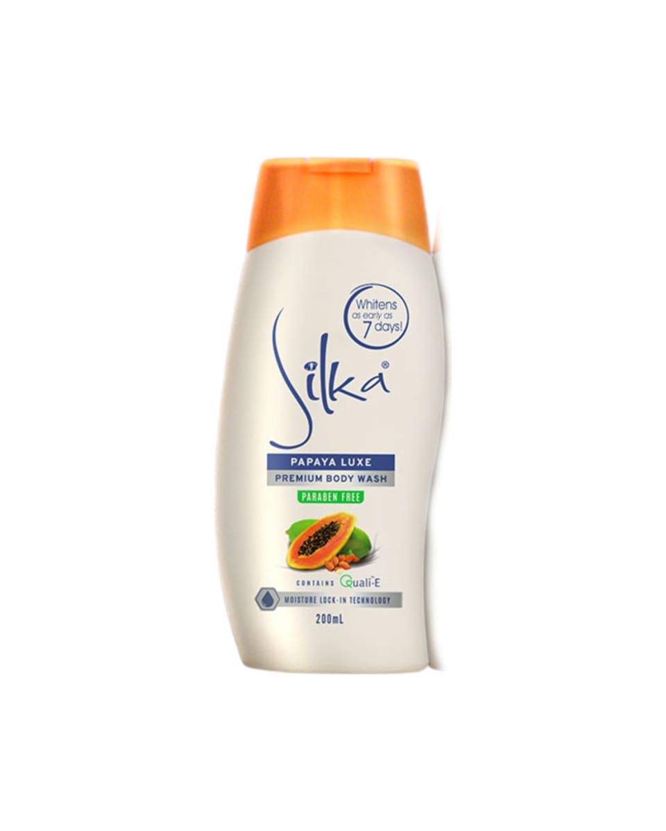 Silka Papaya Luxe Premium Body Wash 200ml