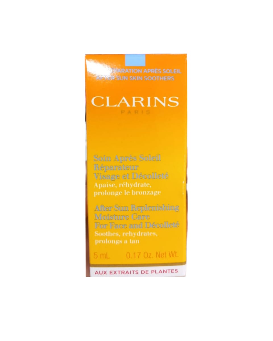 Clarins Paris After Sun Replenishing Moisture Care For Face and Decollete