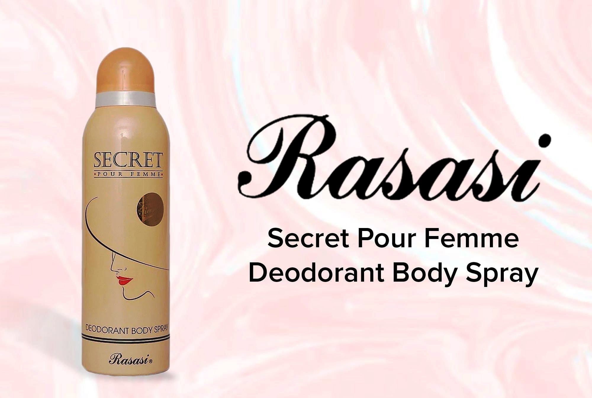 Rasasi Secret Body Deodorant Spray 200ml