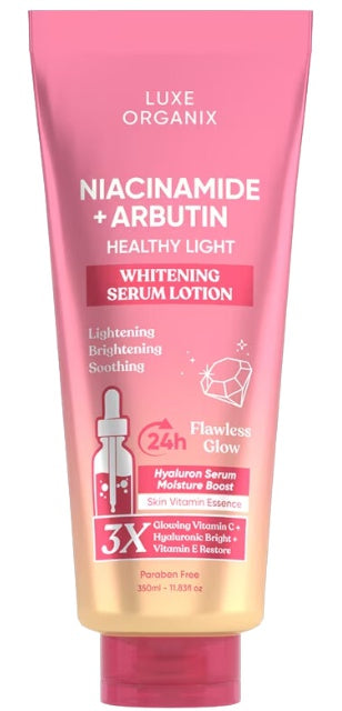 Luxe Organix Niacinamide + Arbutin Helthy Light Whitening Serum Lotion