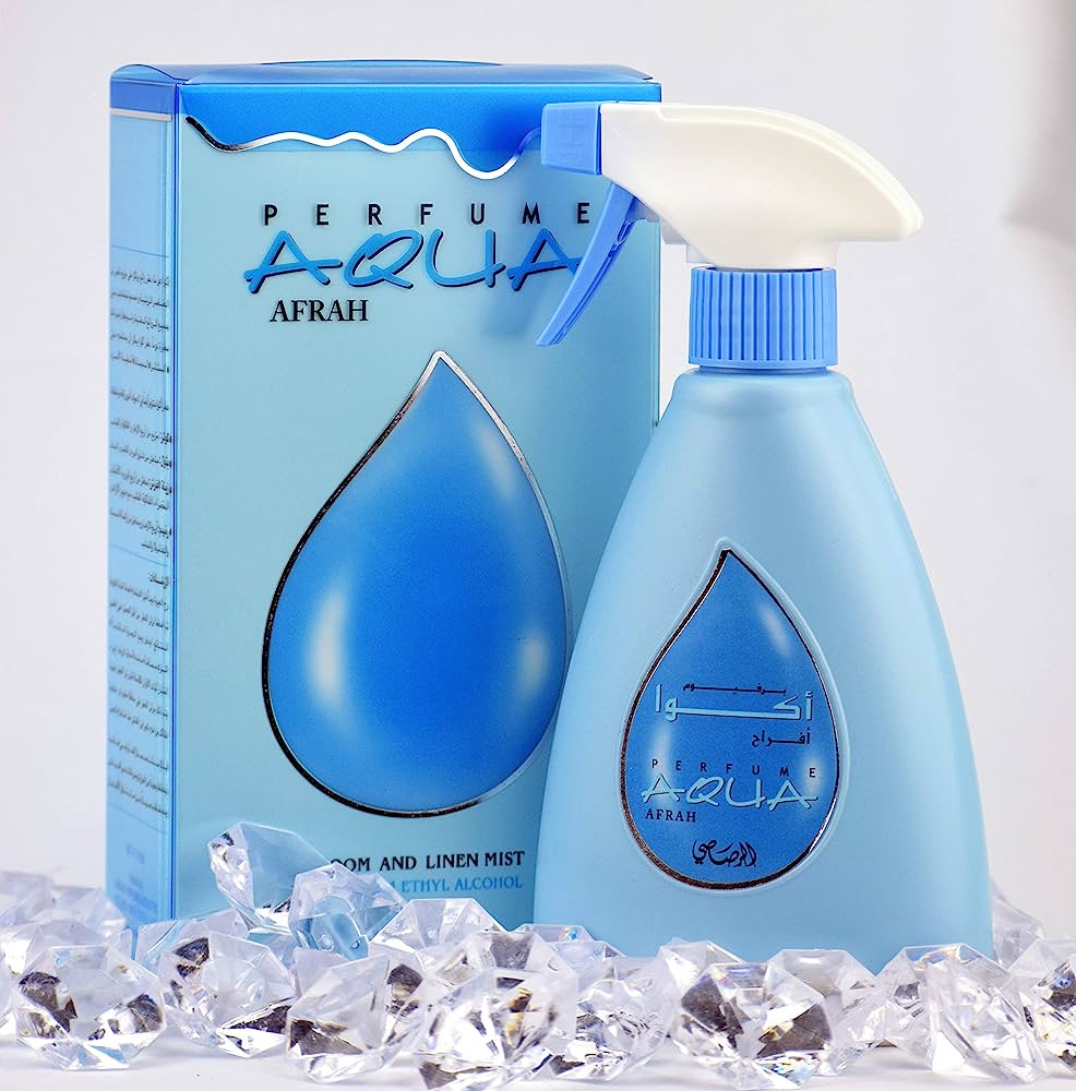 Rasasi Rasasi Aqua Afrah, Room and linen mist, room freshener, 375ml