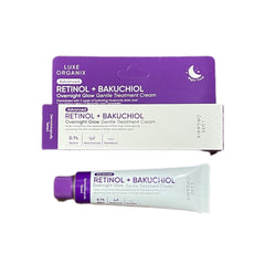 Luxe Organix Retinol + Bakuchiol Overnight Glow Gentle Treatment Cream