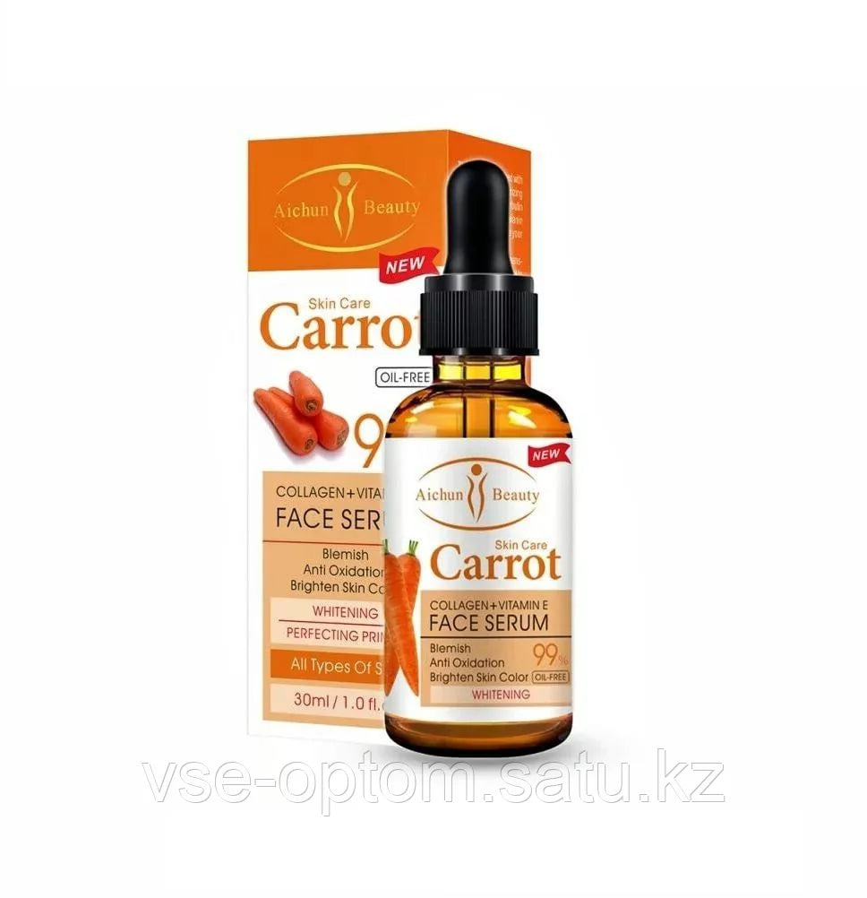 Aichun Beauty Skin Care Carrot 99% Collagen + Vitamin E Face Serum 30ml