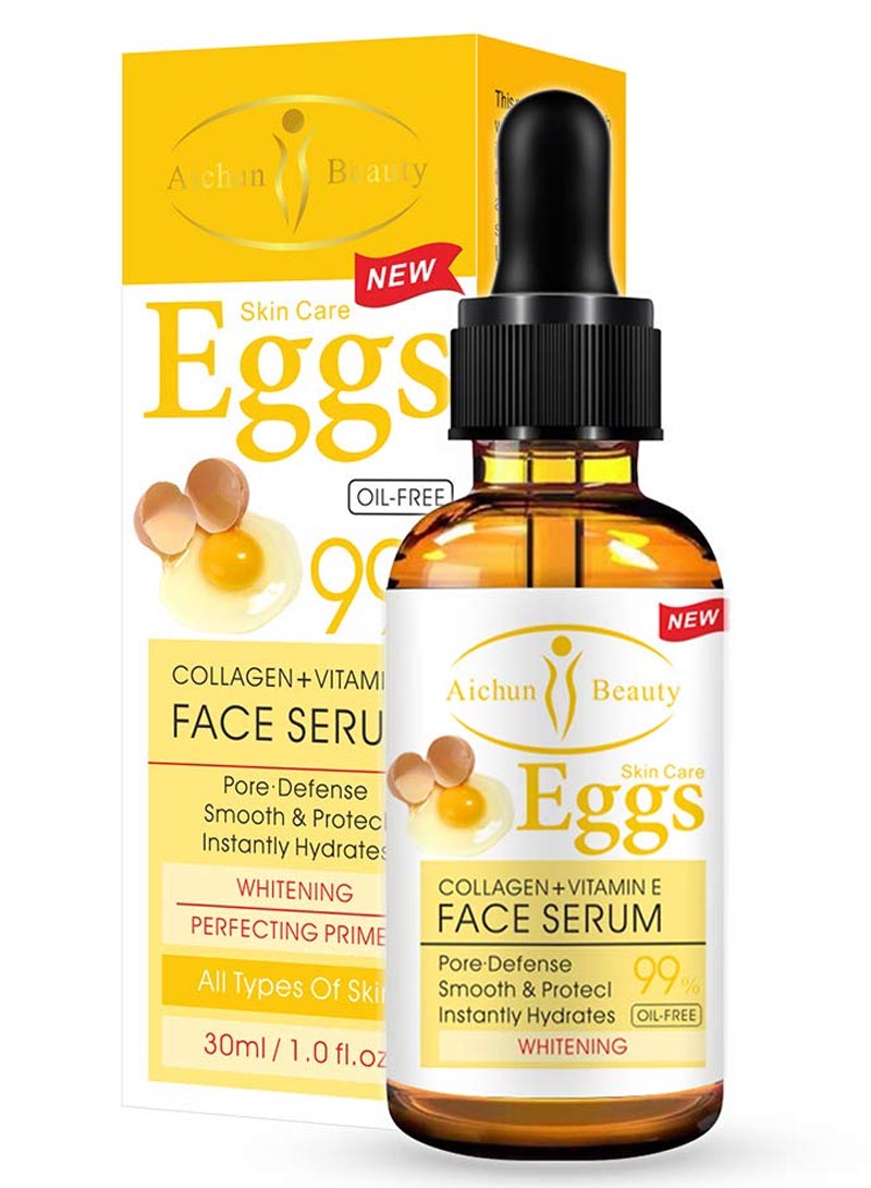 Aichun Beauty Skin Care Eggs 99% Collagen + Vitamin E Face Serum 30ml
