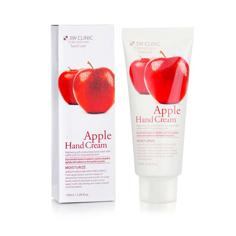 3W Clinic Pure Natural Hand Care Apple Hand Cream 100ml