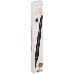 Makeup Revolution Duo Brow Pencil Dark Brown