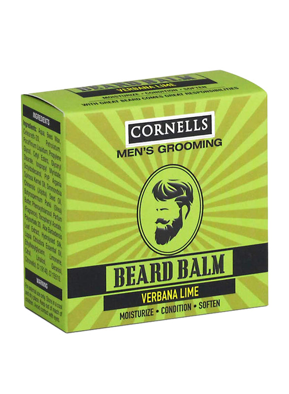 Cornells Men's Grooming Beard Balm Verbana Lime 75g