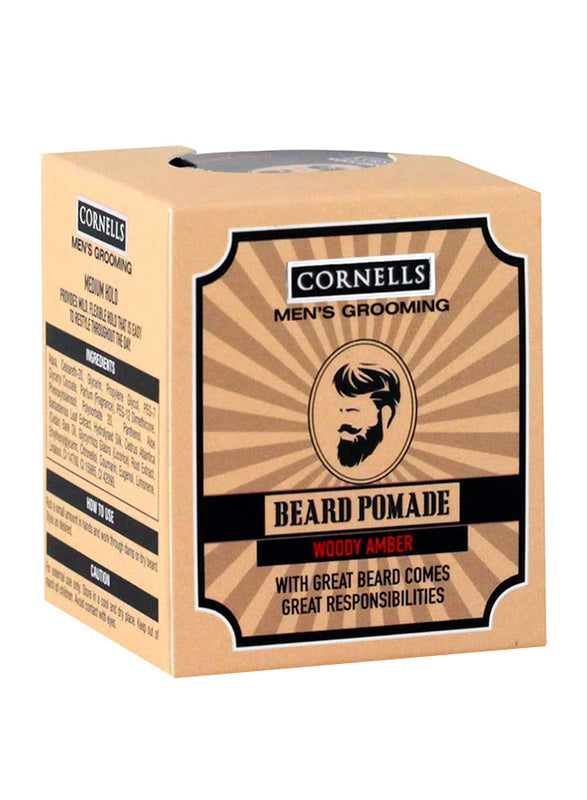 Cornells Men's Grooming Beard Pomade Woody Amber 100g