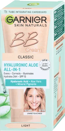 Garnier Skin Naturals BB Cream Classic Hyaluronic Aloe All-in-1