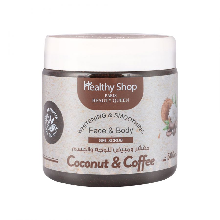 Healthy Shop Face & Body Scrub Coconut & Coffee 500ml