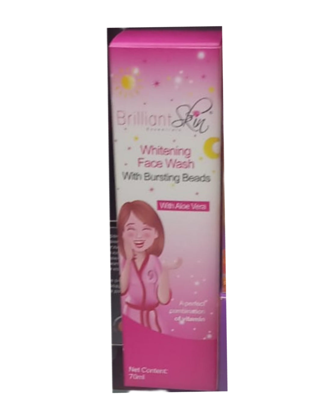 Brilliant Skin Whitening Face Wash With Bursting Beads With Aloe Vera