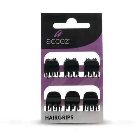 Accez Hairgrips Small 6 pcs