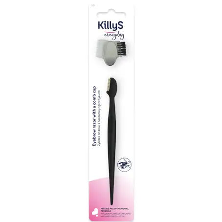 KillyS Eyebrow Razor With Double-Sided Cap For Eyebrows