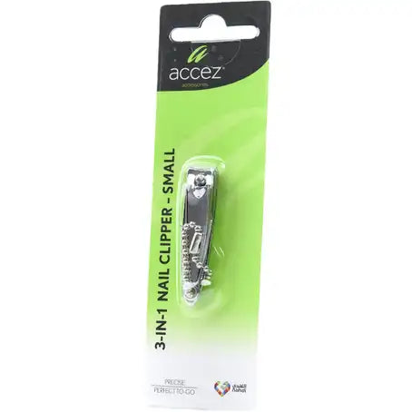 Accez 3-IN-1 Nail Clipper Small