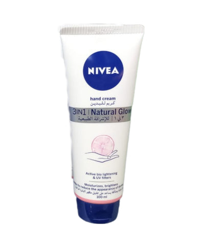 Nivea Hand Cream 3in1 Natural Glow Active bio lightening & UV filters
