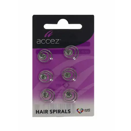 Accez Hair Spirals 6 pcs