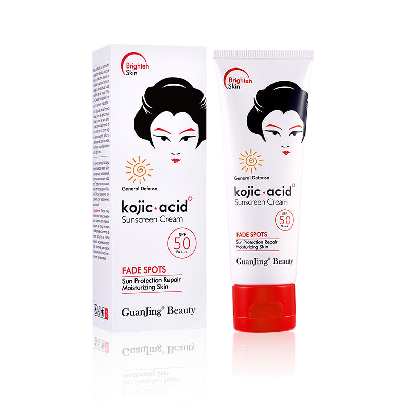 Guanjing Beauty Kojic Acid Sunscreen Cream Fade Spots