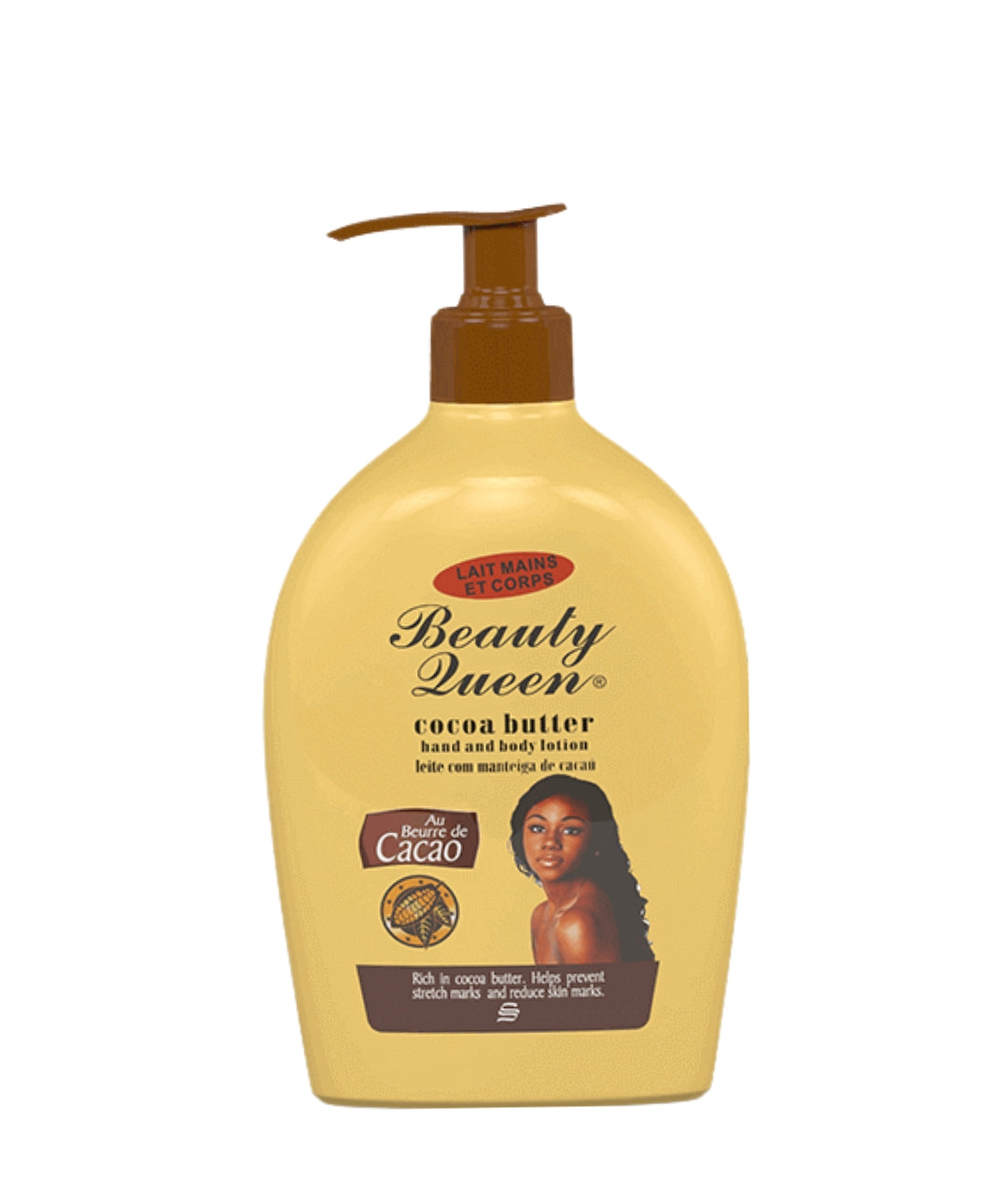 Beauty Queen Cocoa Butter Hand and Body Lotion