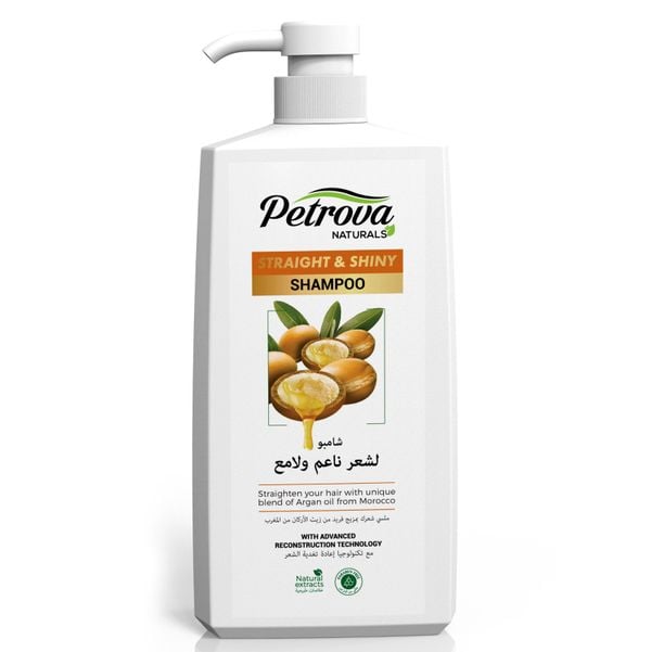 Petrova Straight & Shiny Shampoo 600ml