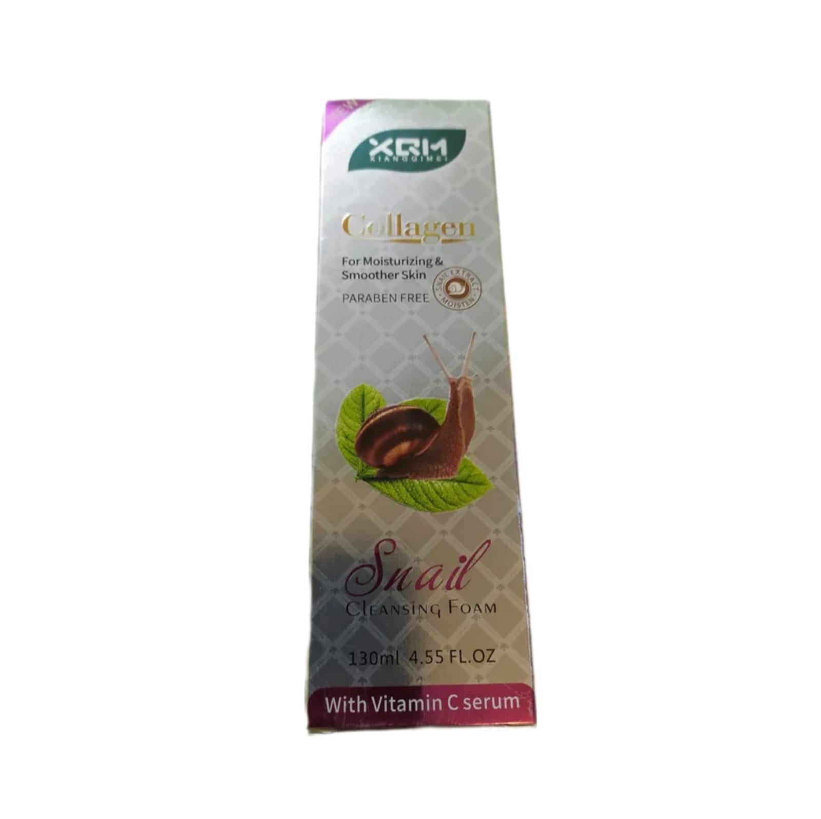 XQM Collagen Snail Cleansing Foam With Vitamin C Serum - 130ml