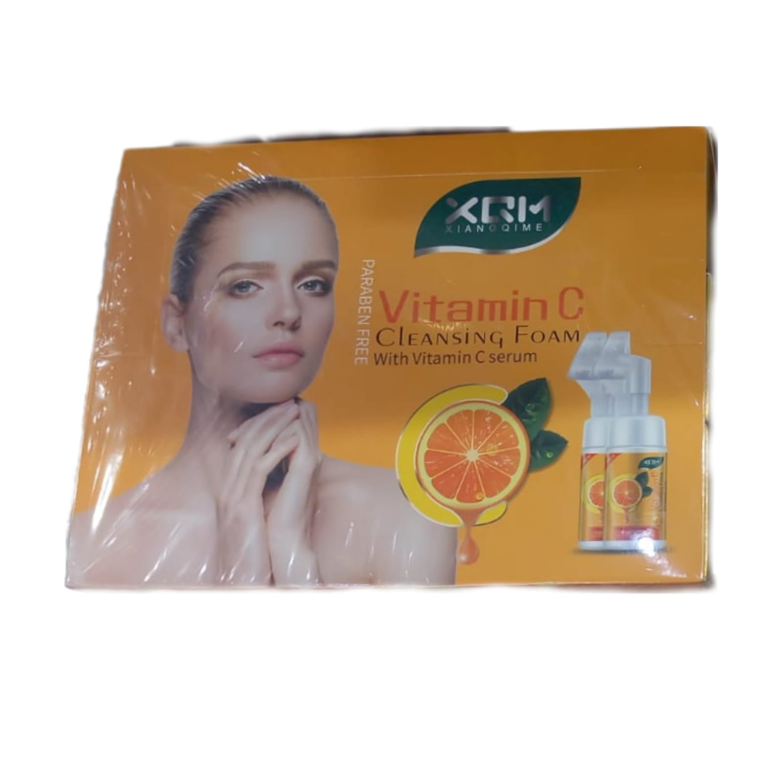 XQM Vitamin C Cleansing Foam With Vitamin C Serum - 130ml
