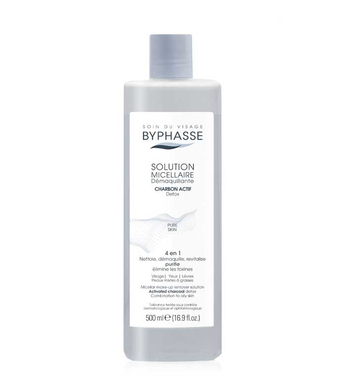 Soin Du Visage Byphasse Solution Micellaire Charbon Actif 500ml