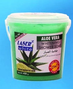Laser White Aloe Vera Whitening Shower Soap 450g