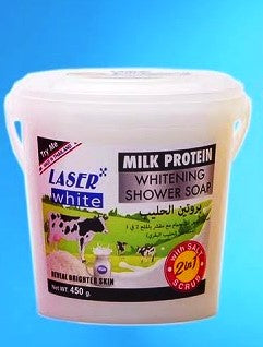 Laser White Milk Protein Whitening Shower Soap 450g