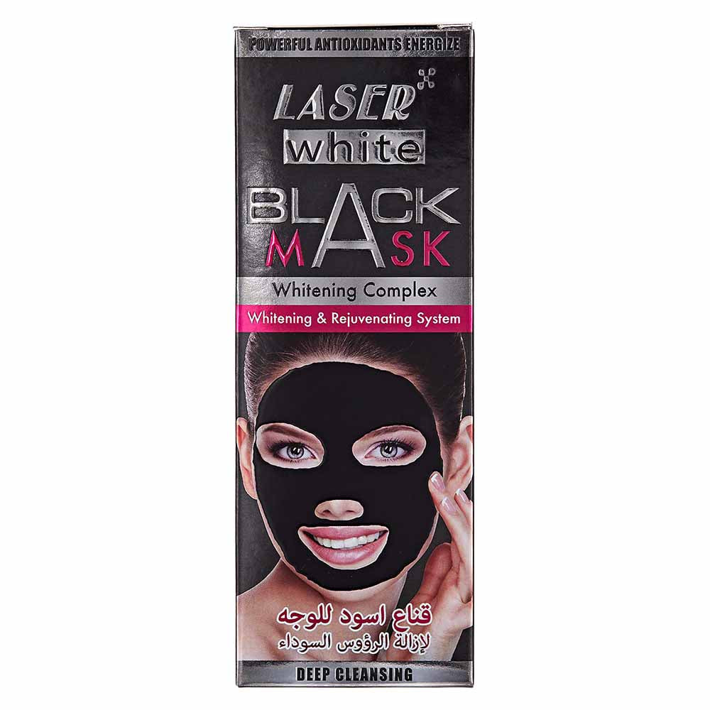 Laser White Black Mask