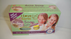 I Love Garlic Acne Soap