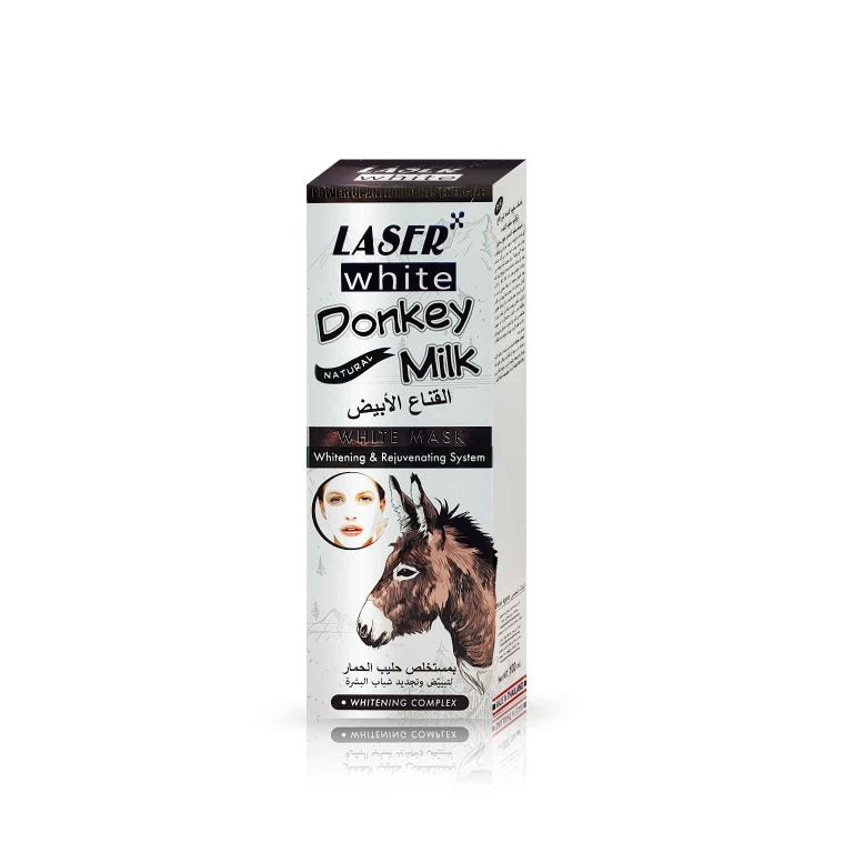 Laser White Donkey Milk White Mask
