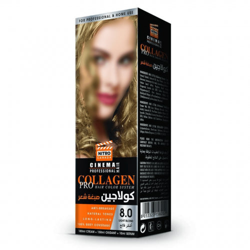 Nitro Canada Cinema Collagen Pro Hair Color System 8.0